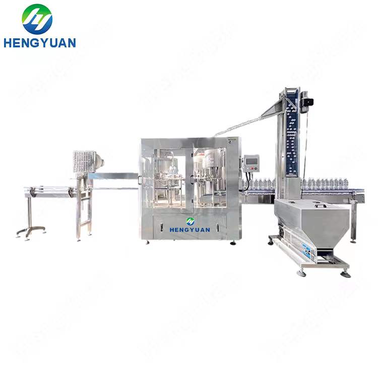 8-8-3 Automatic rotary bottle rinsing filling and capping machine