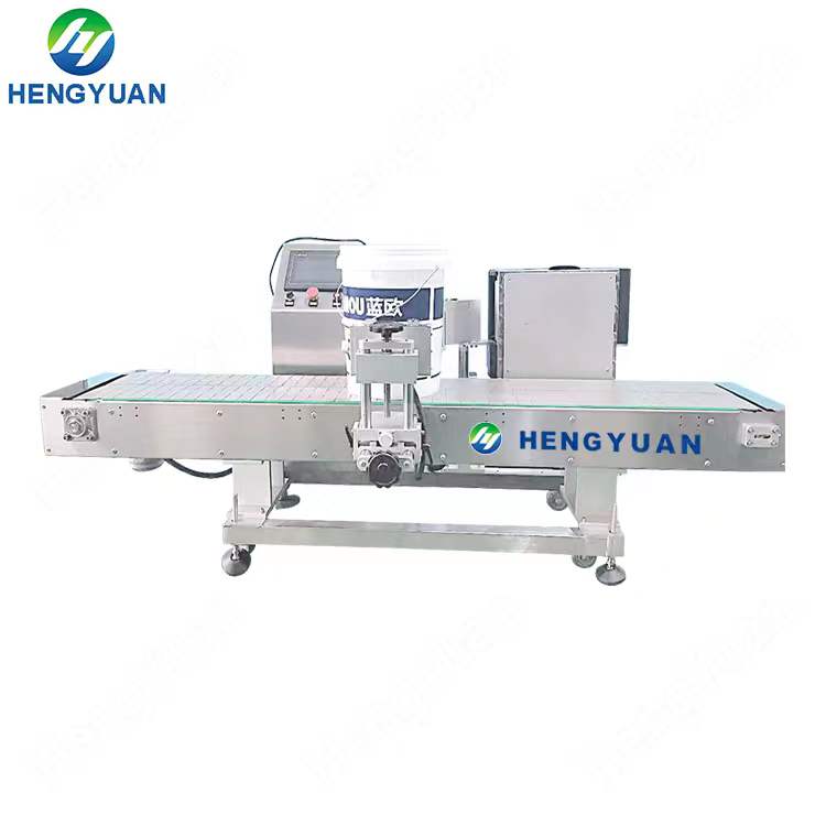 Automatic Clamping Round Barrel Labeling Machine