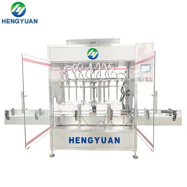 Automatic Gravity Flowing Liquid Filling Machine
