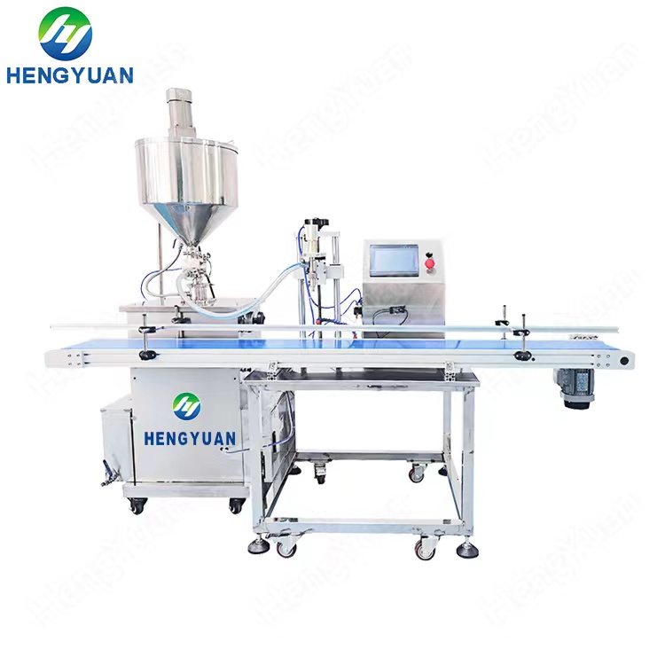Automatic single-head heating stirring pneumatic piston filling machine