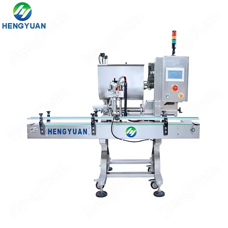 Automatic Single Nozzle Pneumatic Piston Sauce Filling Machine