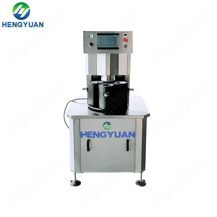 Semi-automatic Four Heads Intelligent Vacuum Capping Machine