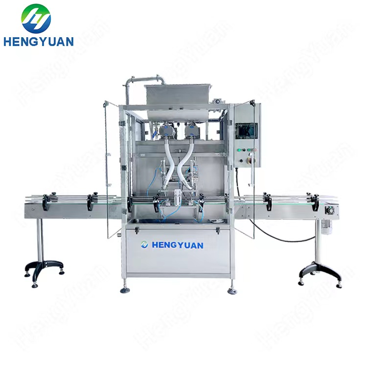 Automatic Double Heads Servo Rotor Pump Filling Machine
