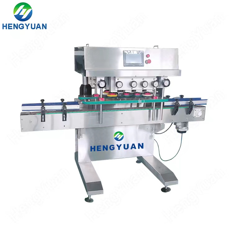 Automatic eight-wheel linear capping machine