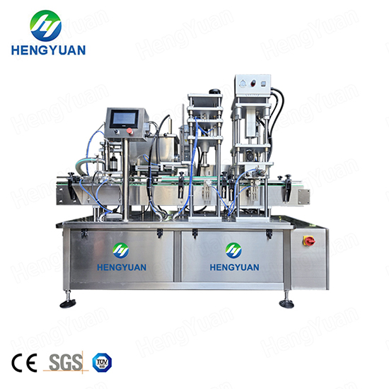 2in1 Automatic Glass Jars Filling and Vacuum Capping Machine