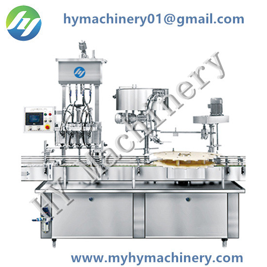 Inline Filling Star Wheel Capping Machine