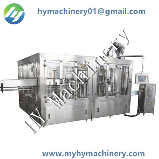 Automatic Mineral Water PET Bottle Rinsing Filling Capping Three in One Machine