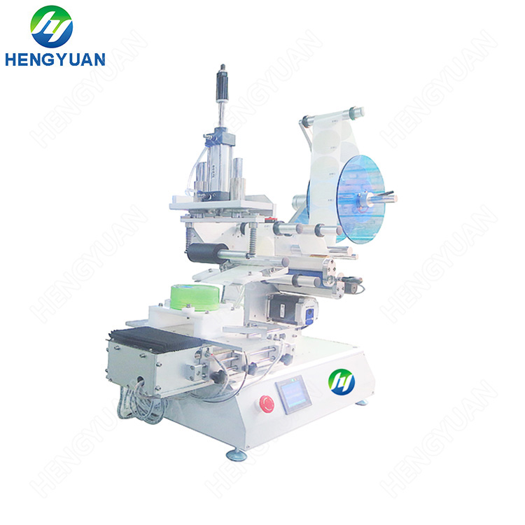 Semi-automatic Rolling Type Top Side Plane Labeling Machine