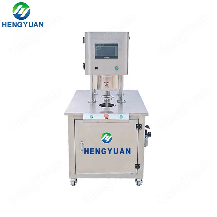 Semi-automatic Vacuumizing Adding Nitrogen Gas Tin Cans Capping Machine