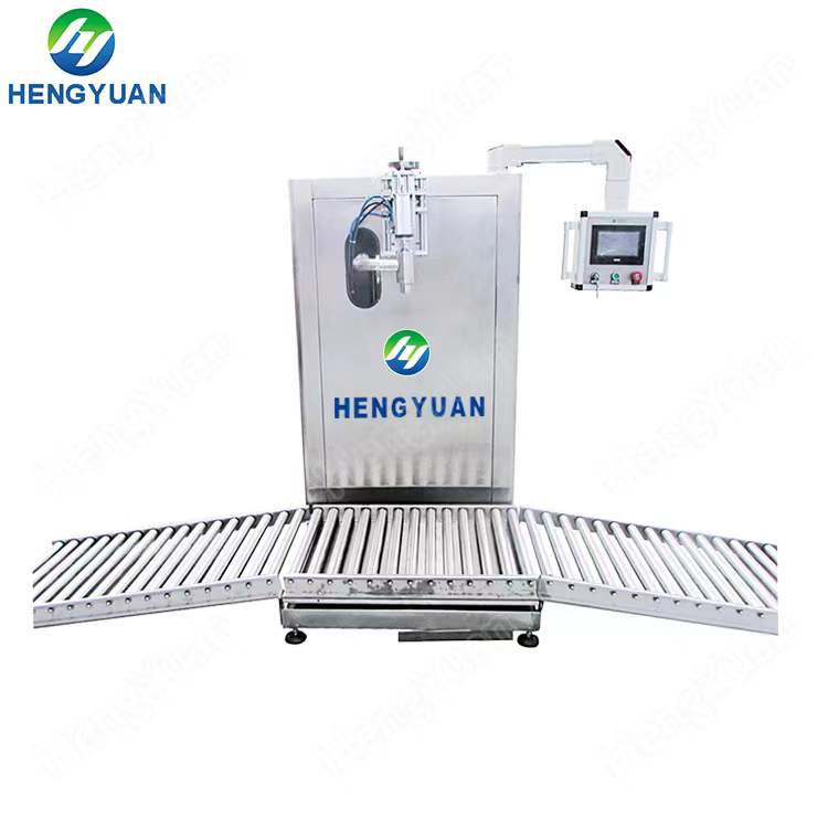 Semi-automatic 100-200kg Weighing Type Liquid Filling Machine