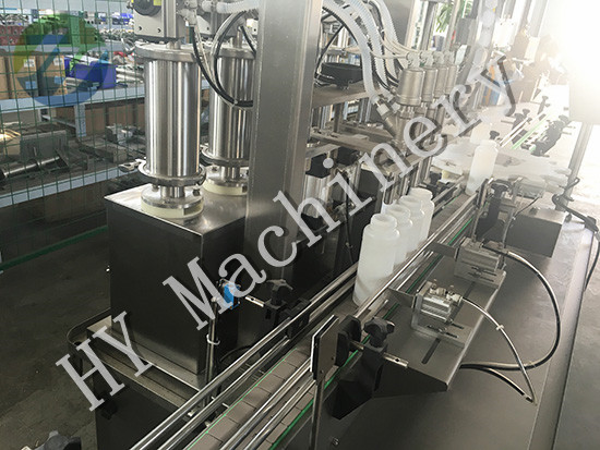 automatic liquid filling and bottle capping machine