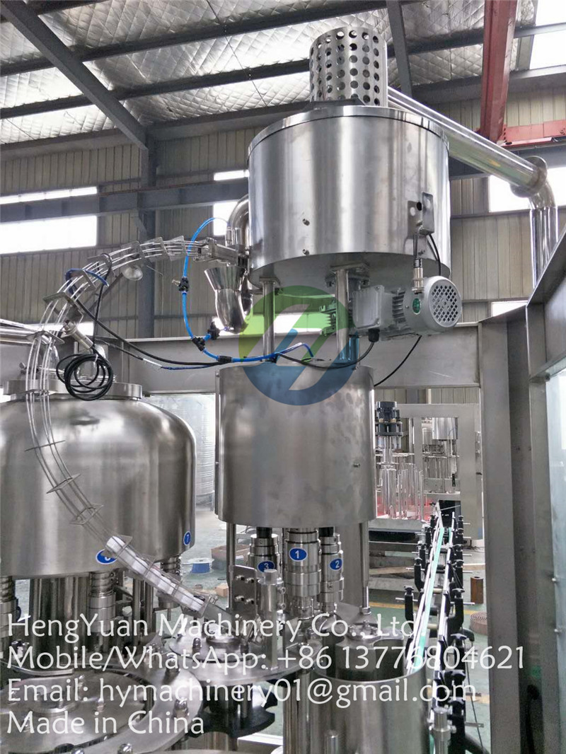 mineral drinking water three in one washing filling capping machine