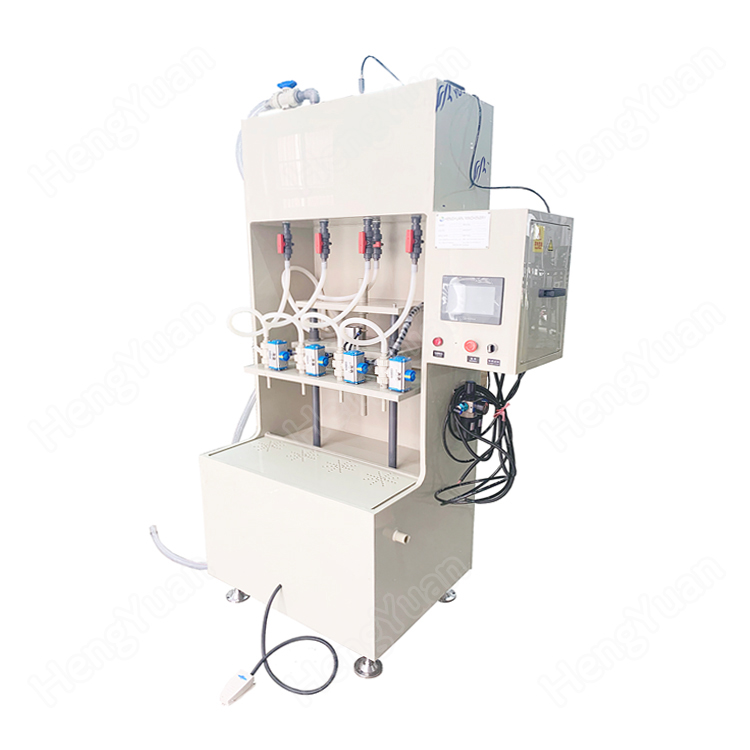 semi-automatic toilet bowl cleaner filler