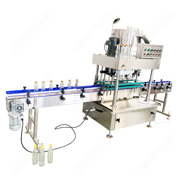 Automatic snap lid pressing-on sealing machinery