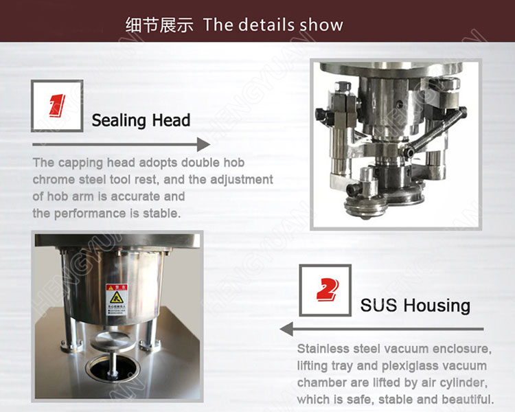 HYSS-10A Semi-automatic Add Nitrogen Cans Sealing Machinery