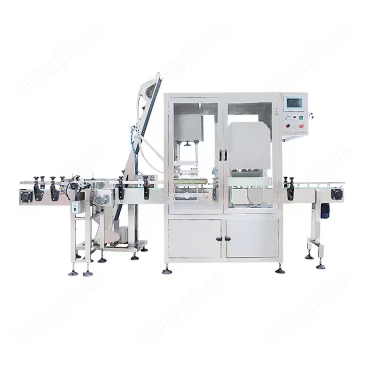 HYSC-X20 Automatic Food Sauce Glass Jars Vacuum Capping Machine