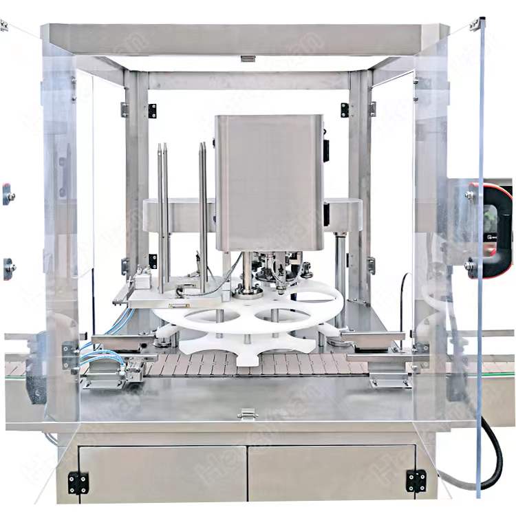 HYXG-200F Automatic Single-head Lubricant Tin Cans Sealer Machine