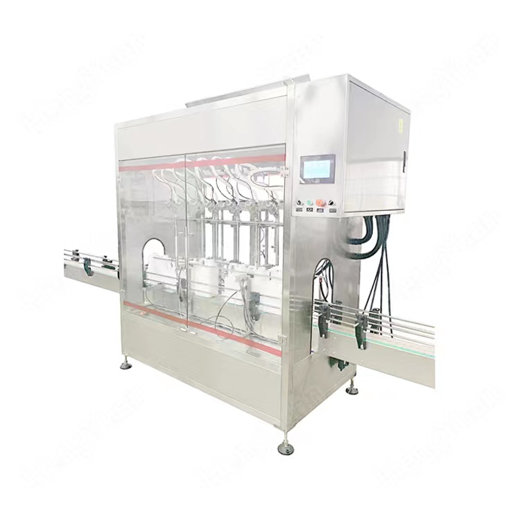 HYGF-5000-8 Automatic Linear Medical Alcohol Liquid Filling Machine