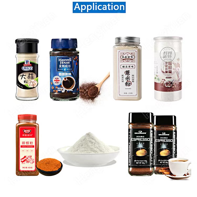 HYAS-P10 powder bottle single head filling machine