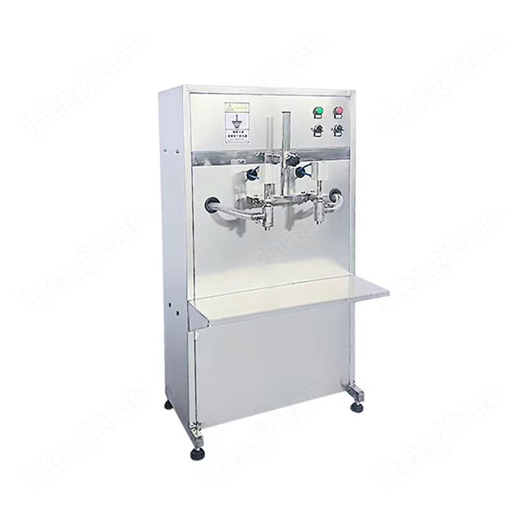 HYSP2-HF Semi-automatic Pneumatic Piston Two Heads Filling Machine