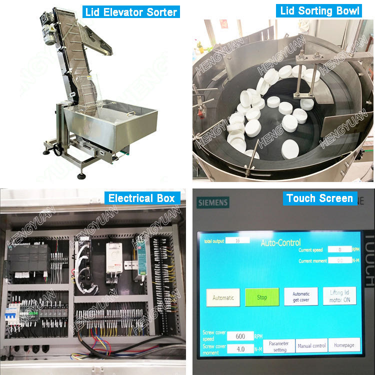 HYXG-1B Single Head Cooking Oil Jerry Can Capping Machine