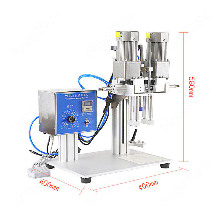 YKCGJ-6120 Semi-automatic Pump Lid Capping Machine