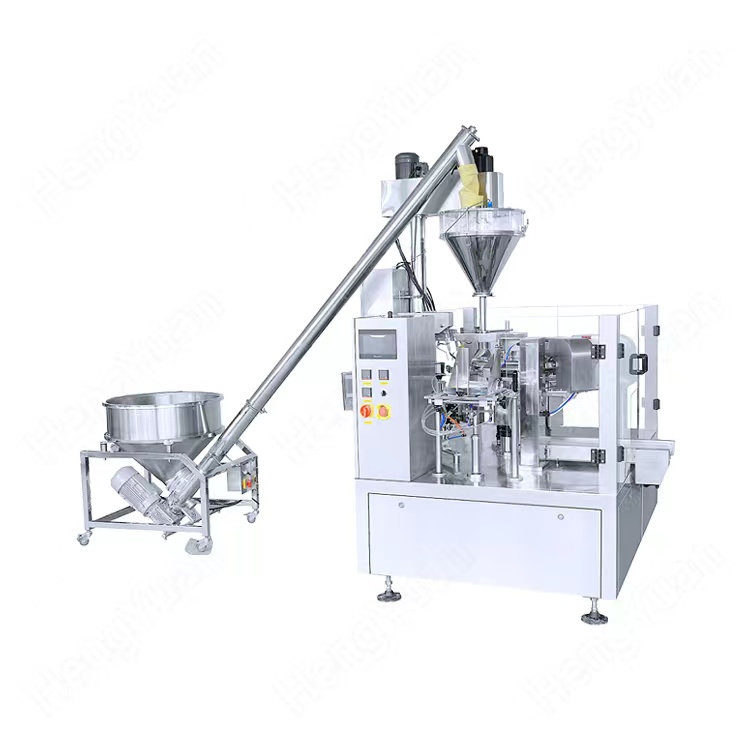 HYRP8-200L-P Automatic Rotary Premade Pouch Powder Packing Equipment