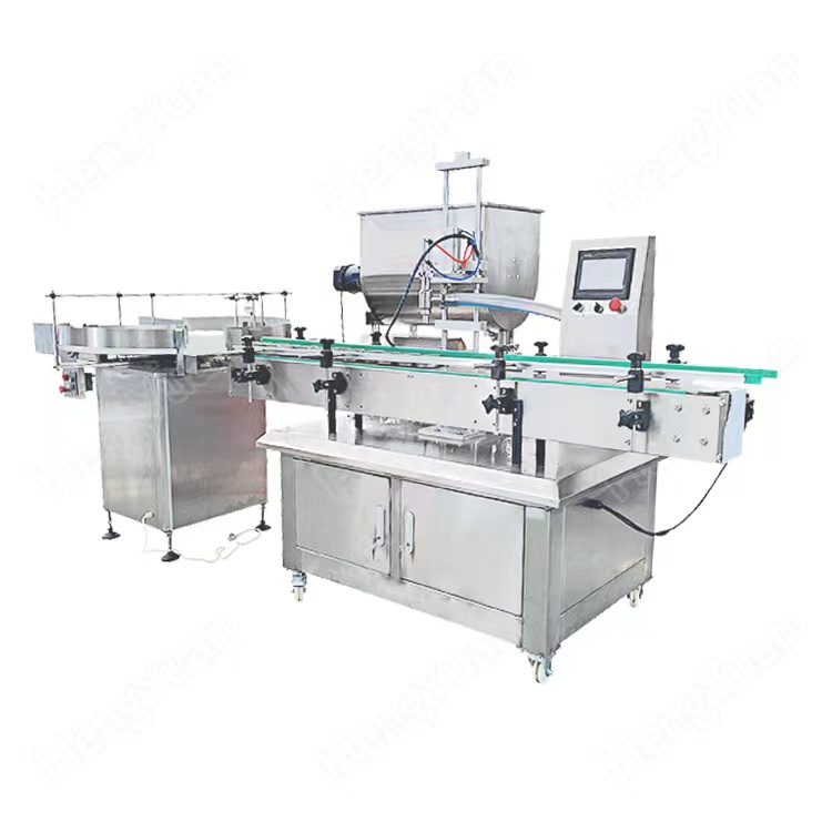 HYRO-A100 Automatic single head servo rotor pump liquid filling machine