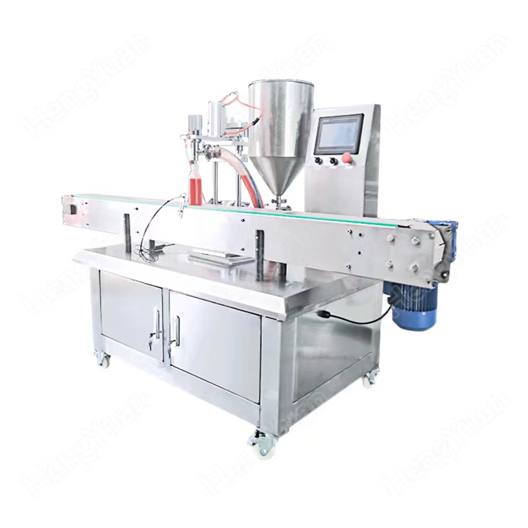 HYRO-A100 Automatic single head servo rotor pump sauce filling machine