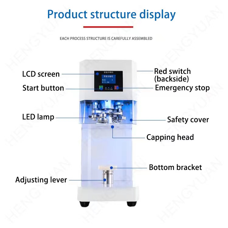 HYSS-1C Semi-automatic Juice Tin Can Sealing Machine