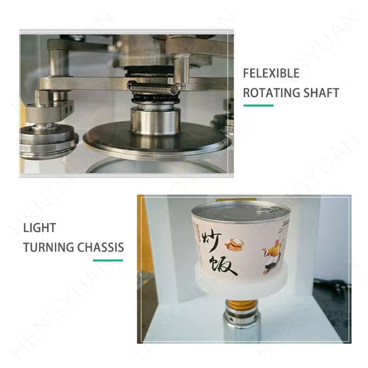 HYSS-1C Semi-automatic Paper Can Sealing Machine