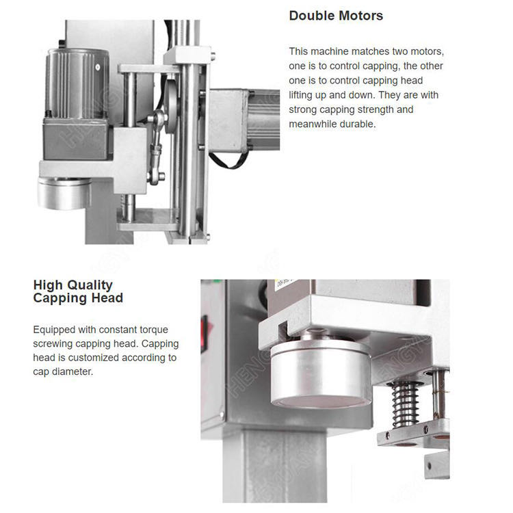 DDX-450 Desktop Single-head Water Bottle Screwing Capping Machine
