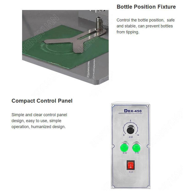 DDX-450 Desktop Pesticide Bottle Screwing Capping Machine