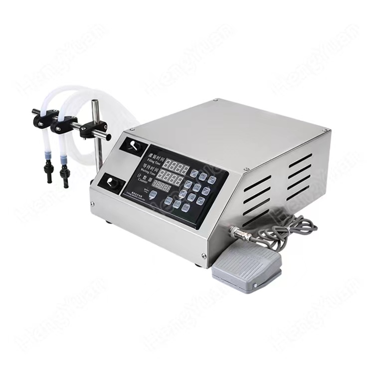 HY-GFK700 Desktop Digital Two Nozzles Liquid Filling Machine
