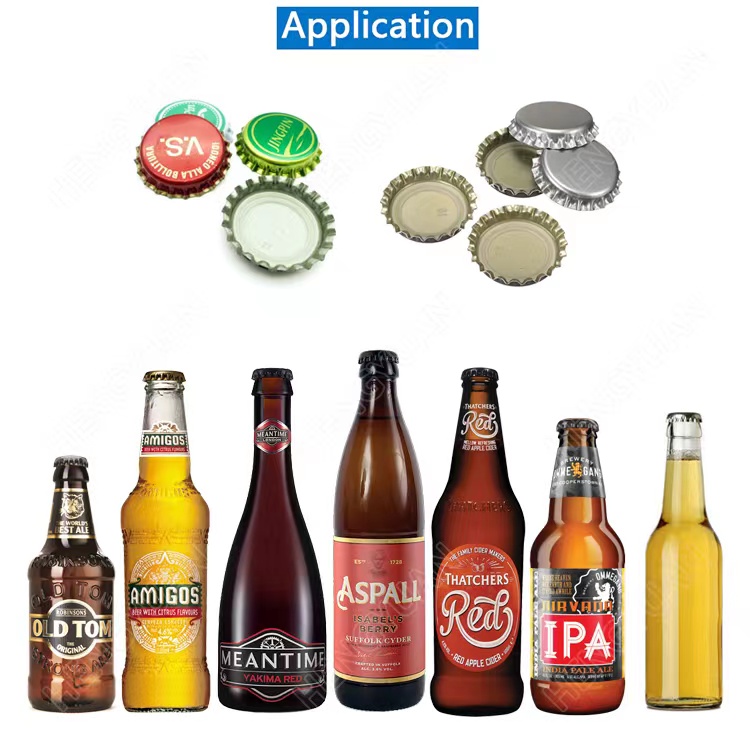 HYSC-1A-C Semi-automatic Crown Lid Glass Bottle Capping Machine