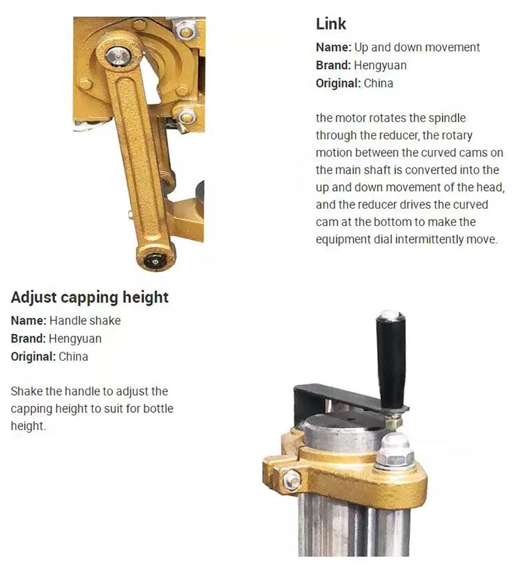 HYSC-1A-C Semi-automatic Beer Glass Bottle Capping Machine