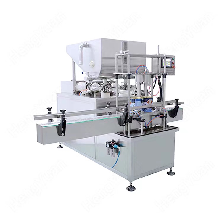 HYAP2-10TMHS Automatic Chili Sauce Two-headed Bottle Filling Machine