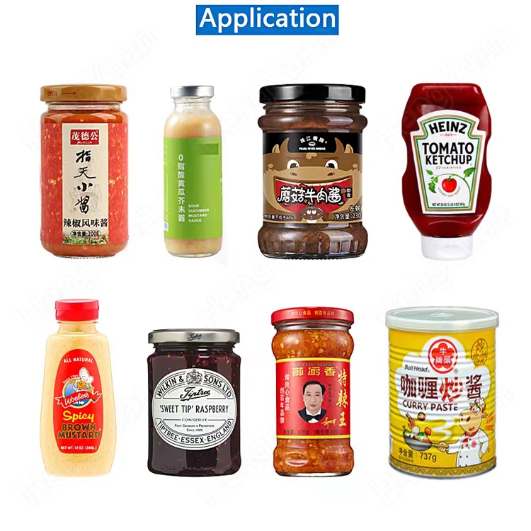 HYAP1-10TMHS Automatic single head food sauce piston filling equipment