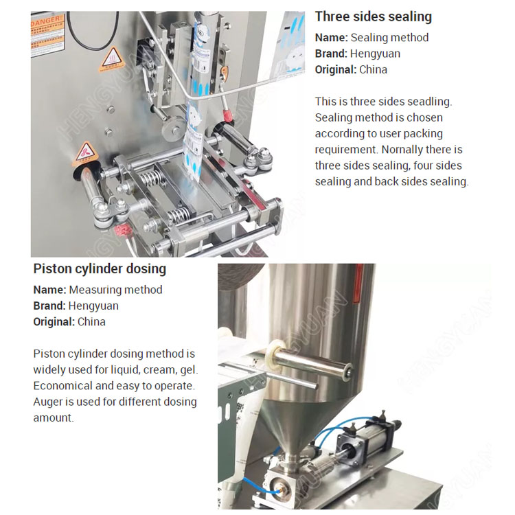 HYVF-280L Automatic VFFS Chili Sauce Sachet Packing Machine
