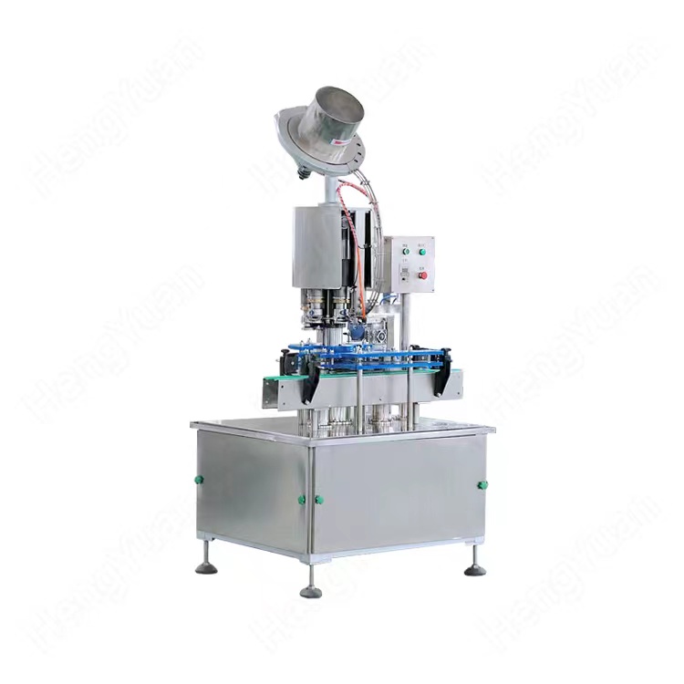 HYRS-C Automatic Rotary Crown Lid Glass Bottle Capping Machine.jpg