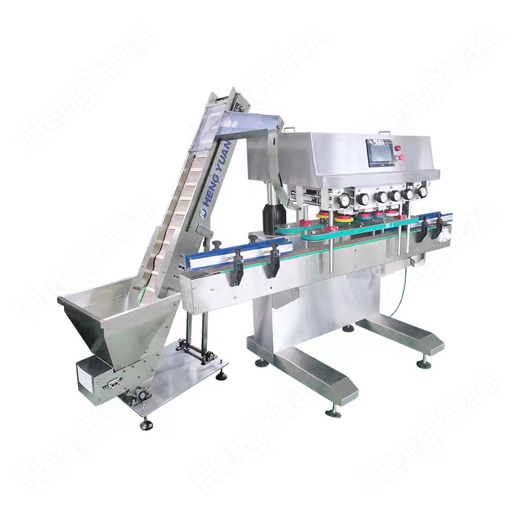 HYXG-8XT Automatic 8 wheels plastic jar capping machinery.jpg