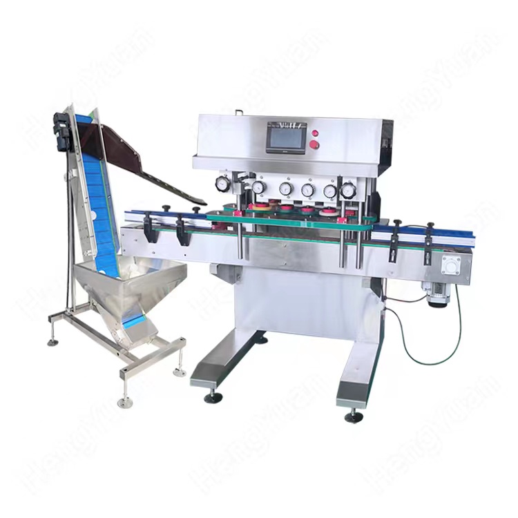 HYXG-8XT Automatic eight wheels screwing lid capping machine.jpg