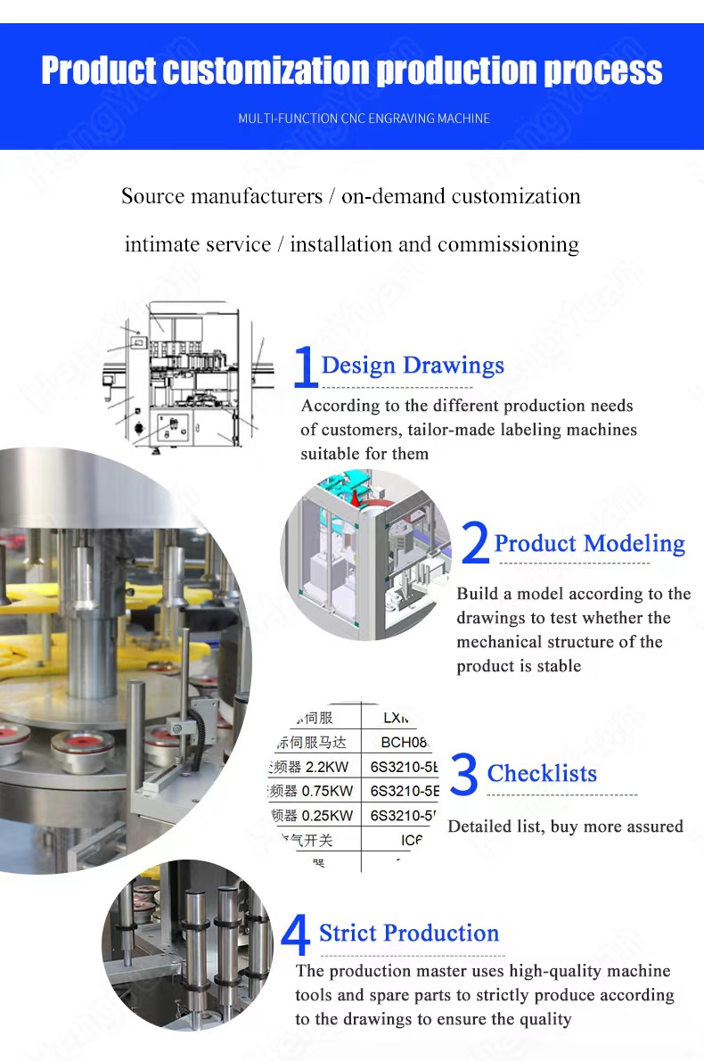 HYHM-R Automatic Rotary OPP and BOPP Label PET Bottle Hot Melt Glue Labeling Machine.jpg