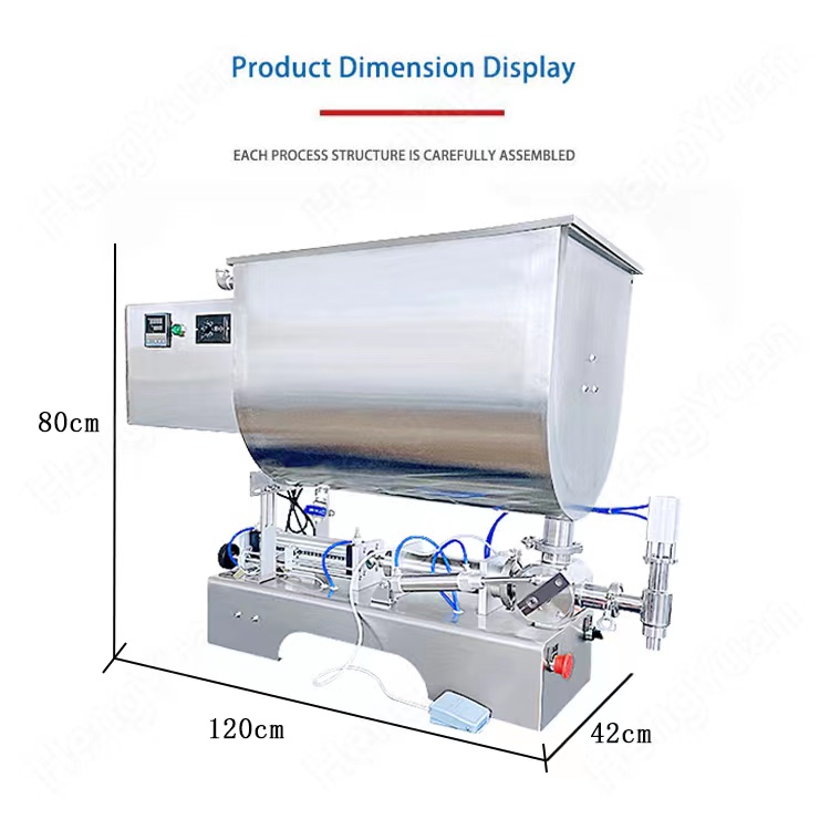HYSP1-PU-1000H Table Top U Shape Hopper Mixing Heating Beef Sauce Filling Machine.jpg