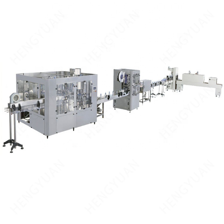 HYSW-150W L shape cuff type bottles shrinkage wrapping packing machine line