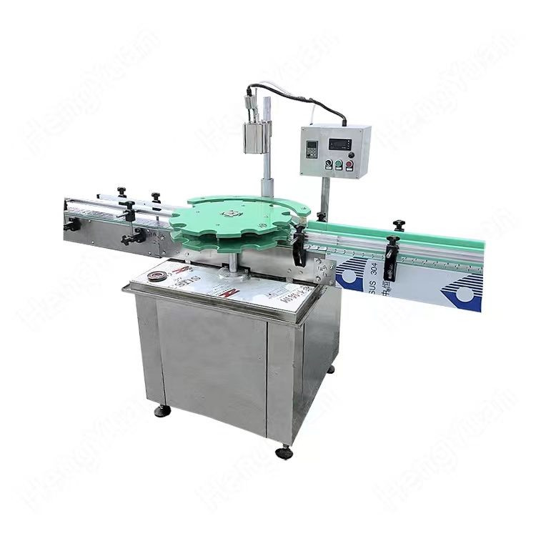 HYPS-1R PVC Lid Heating Shrinkage Bottle Mouth Single Head Sealing Machine.jpg
