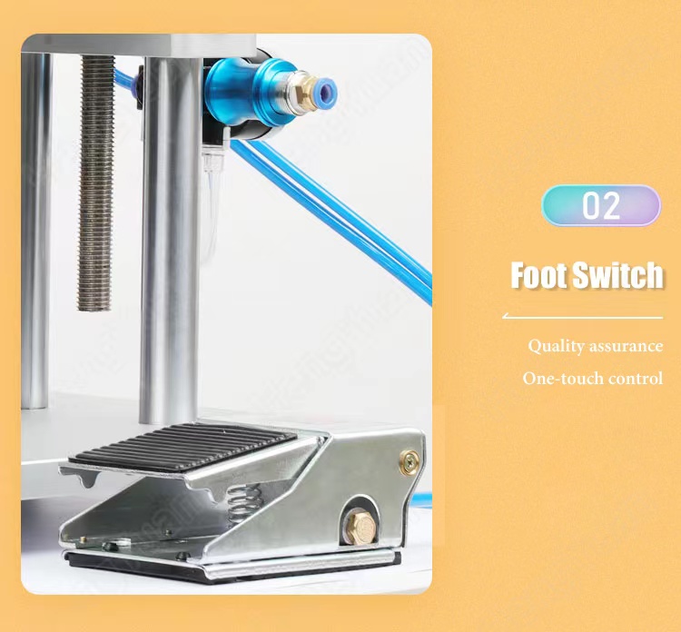 HYZG-100 Semi-automatic Pneumatic Medicine Bottle Spray Lid Crimping Capping Machine.jpg