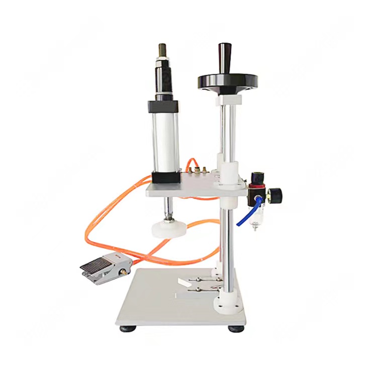 cooking oil pet bottle pressing-on capping machine HYYG-20 Semi-automatic table top