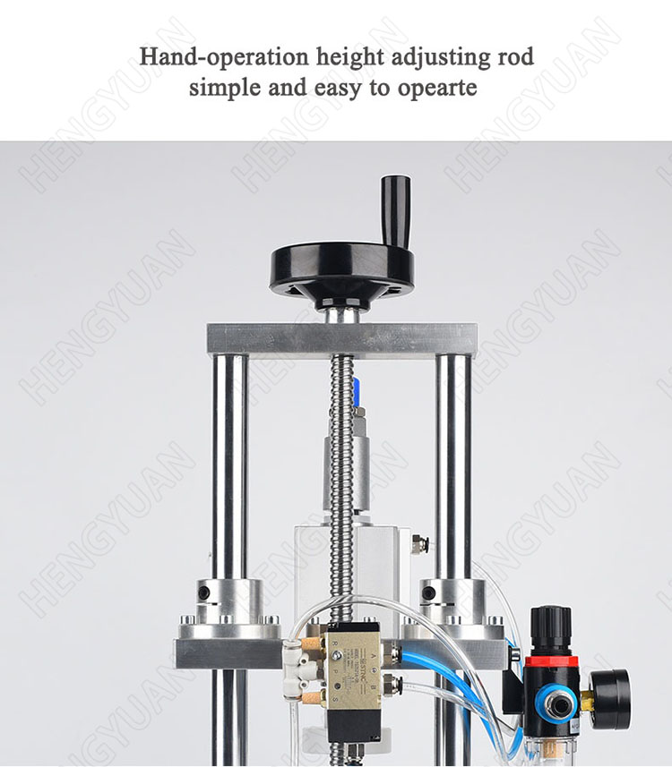Semi-automatic single head snap-on lid capping machines HYYG-20