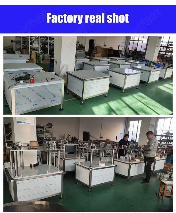 Automatic Bottle Screwing Capping Machinery Real Shot HYXG-6XT-C